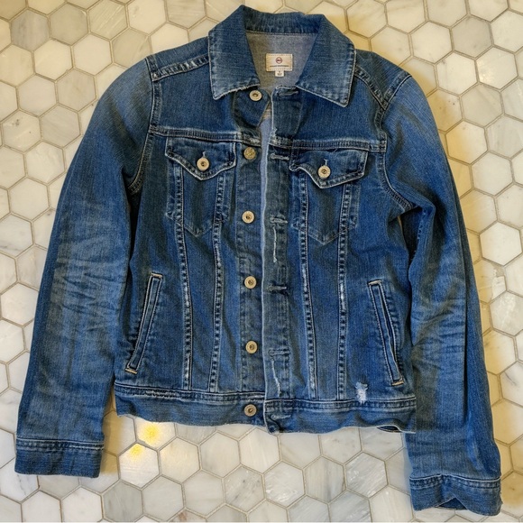 AG Adriano Goldschmied MYA Jean Jacket size small - Picture 5 of 8